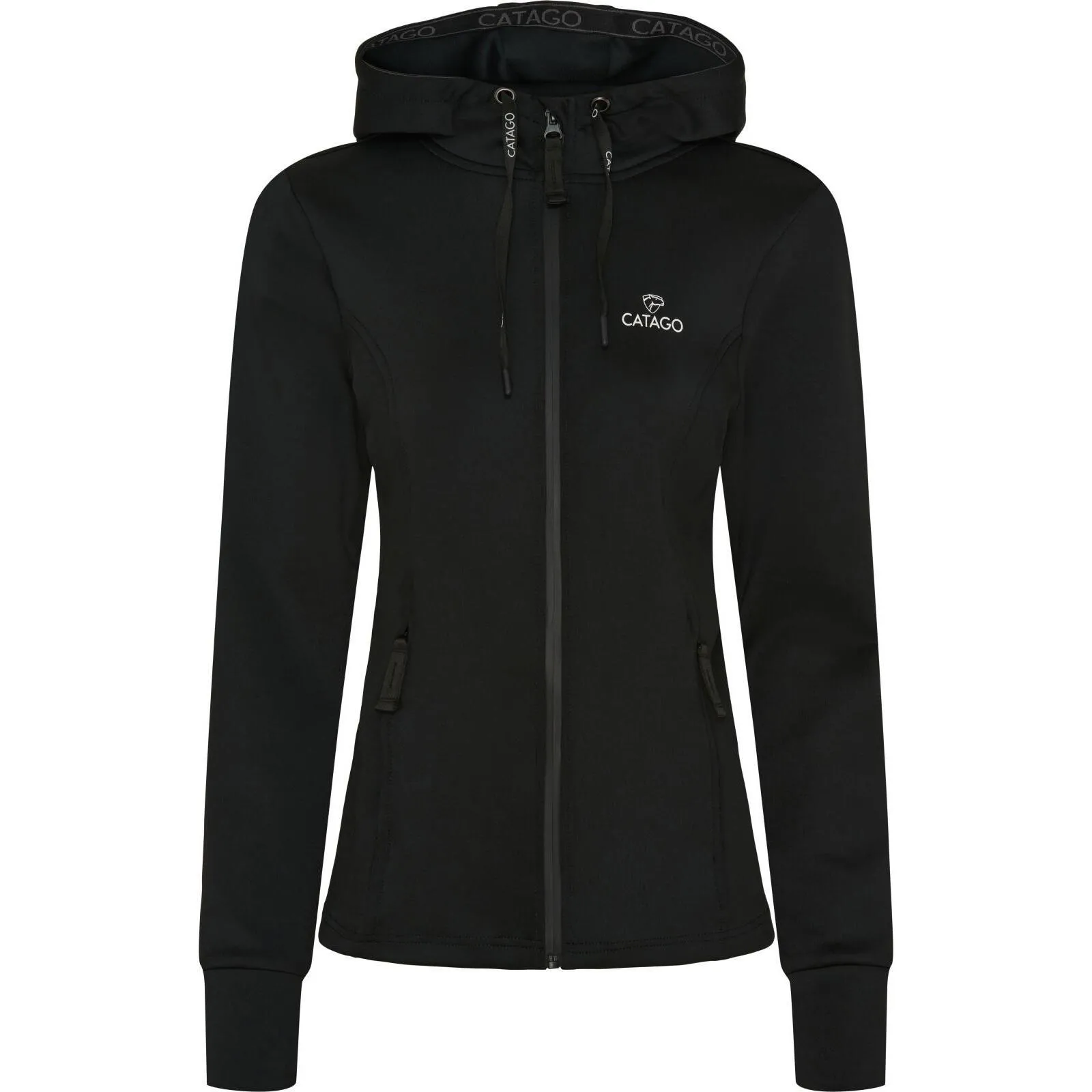 Sweatshirt à capuche full zip femme Ariana