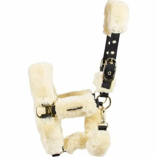 Licol pour cheval en imitation peau de mouton