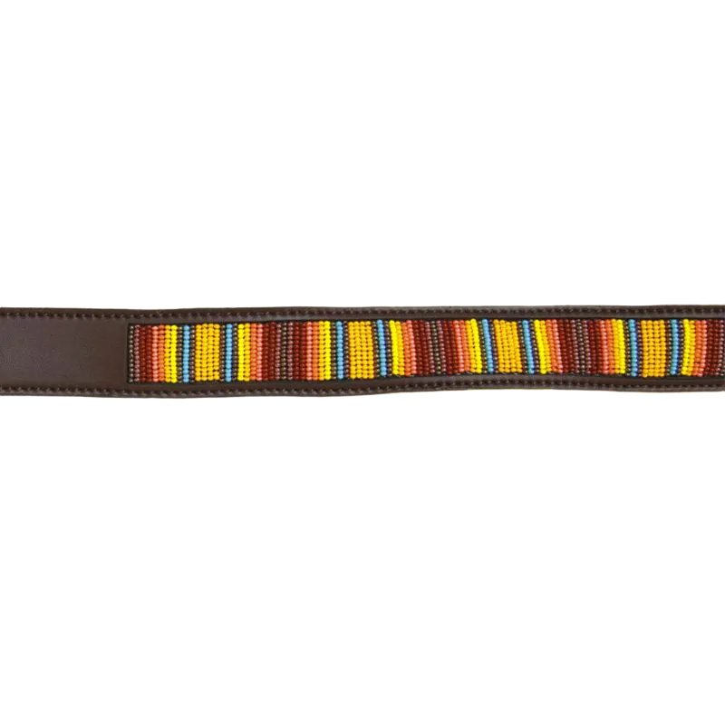 Kentucky Horsewear - Ceinture perles faites mains orange