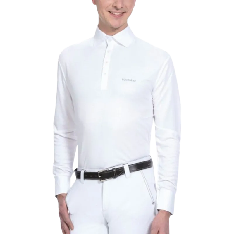 Equithème - Polo manche longues mesh