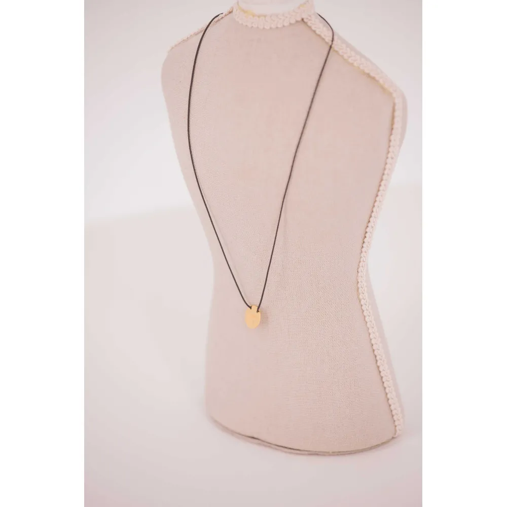 Collier Adelya Pénélope corde noir