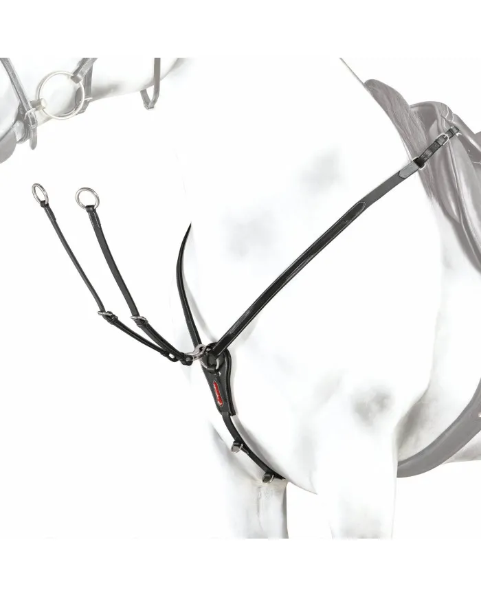 Equipe Collier de chasse en forme de « Y » avec inserts brevetés et Fourche de martingale amovible