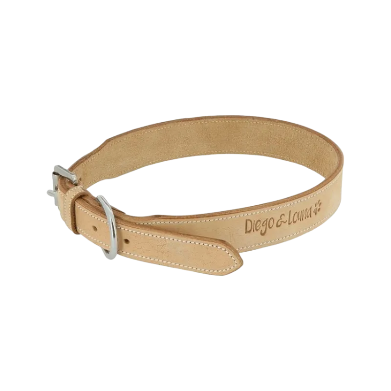 Diego & Louna - Collier cuir naturel
