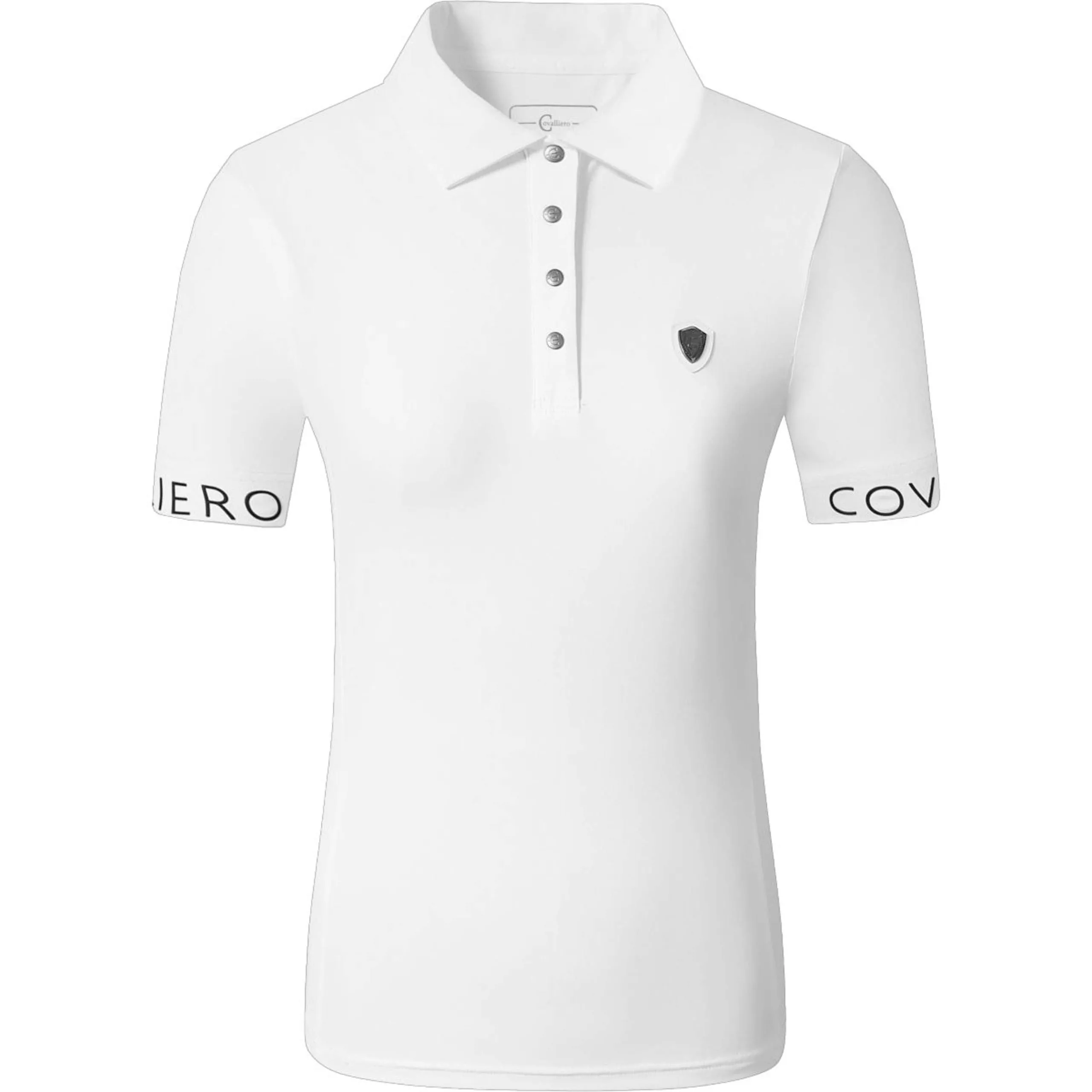 Covalliero Polo SS25 Blanc