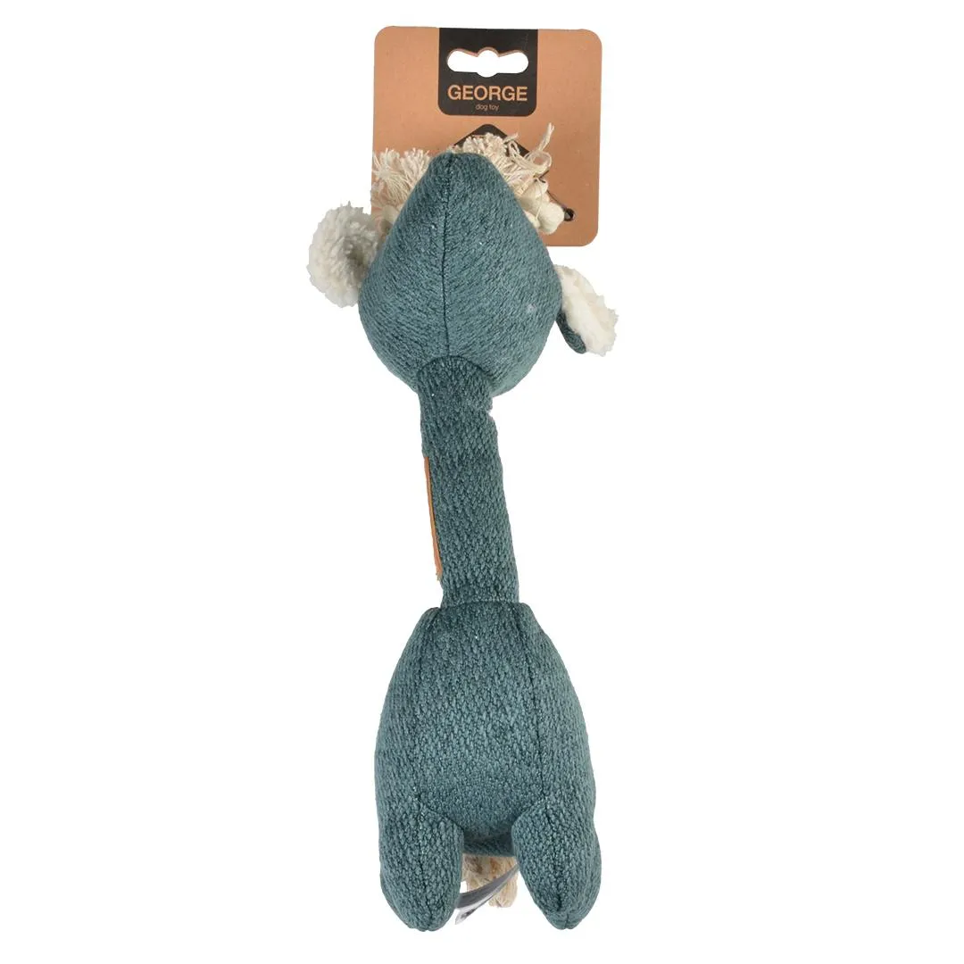 Jouet peluche pour chien george en chenille