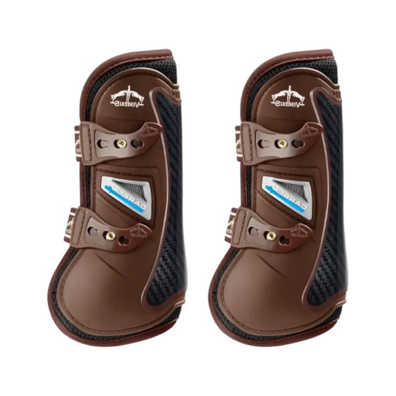 Veredus - Guêtres ouvertes Carbon Gel Vento Marron x2