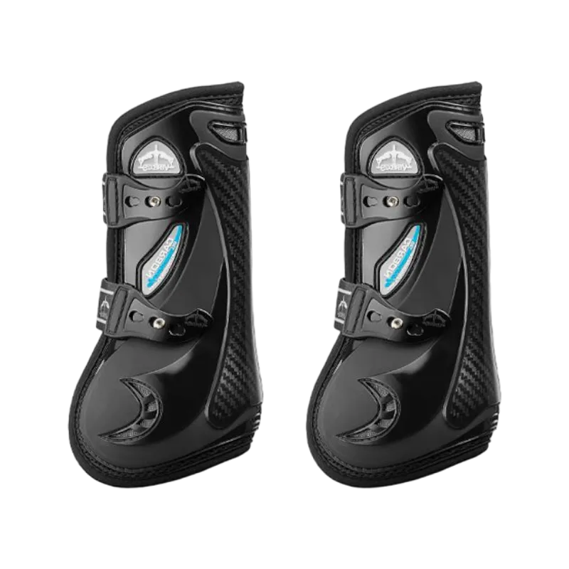 Veredus - Guêtres ouvertes Carbon Gel Vento Noir x2