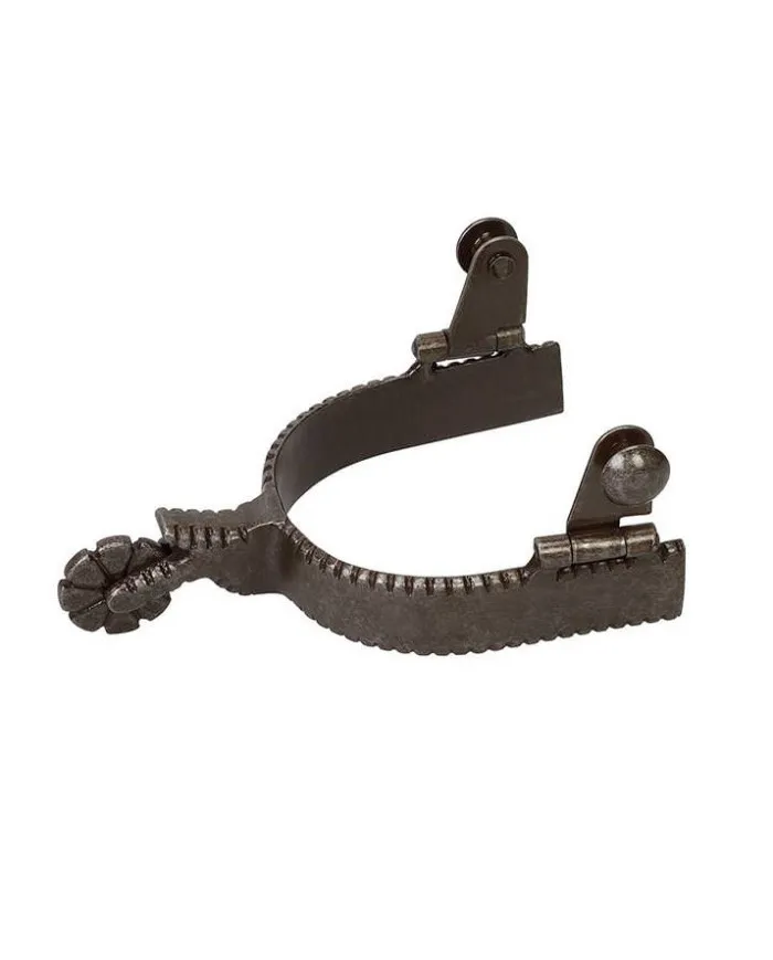 Éperon Femme avec Bande Marron Brillant