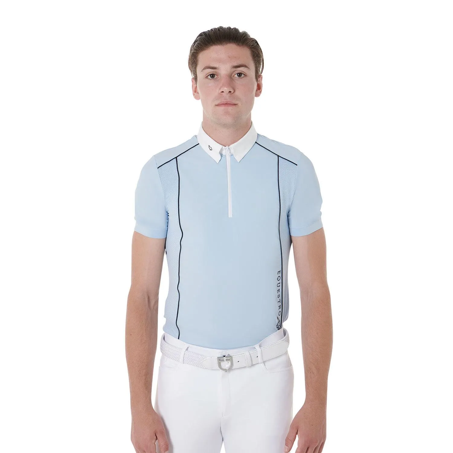 Polo de concours zippé