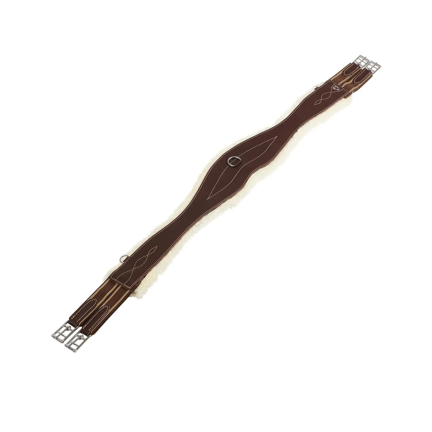 Sangle de selle en cuir d'agneau synthétique