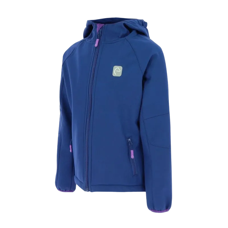 Equithème - Veste manche longue Softshell amandine marine