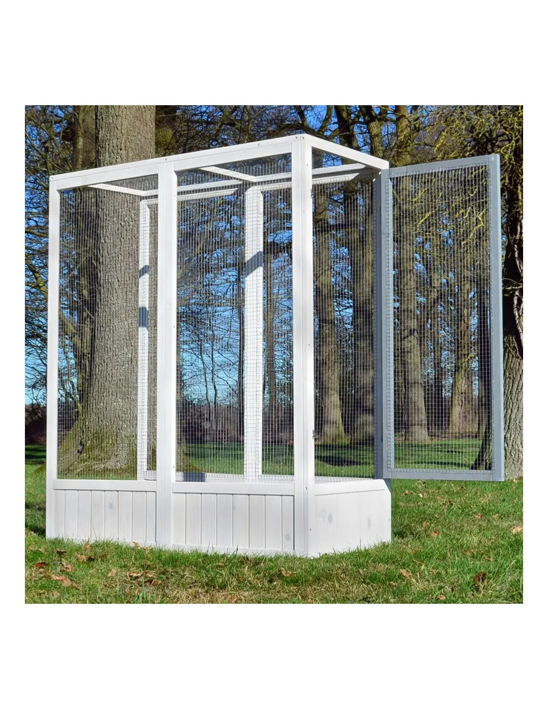 Extension Volière Hirondelle enclos en bois massif