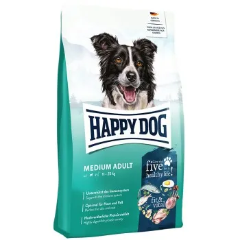 HAPPY DOG fit & vital Croquettes Chien Adulte, Medium 12 kg