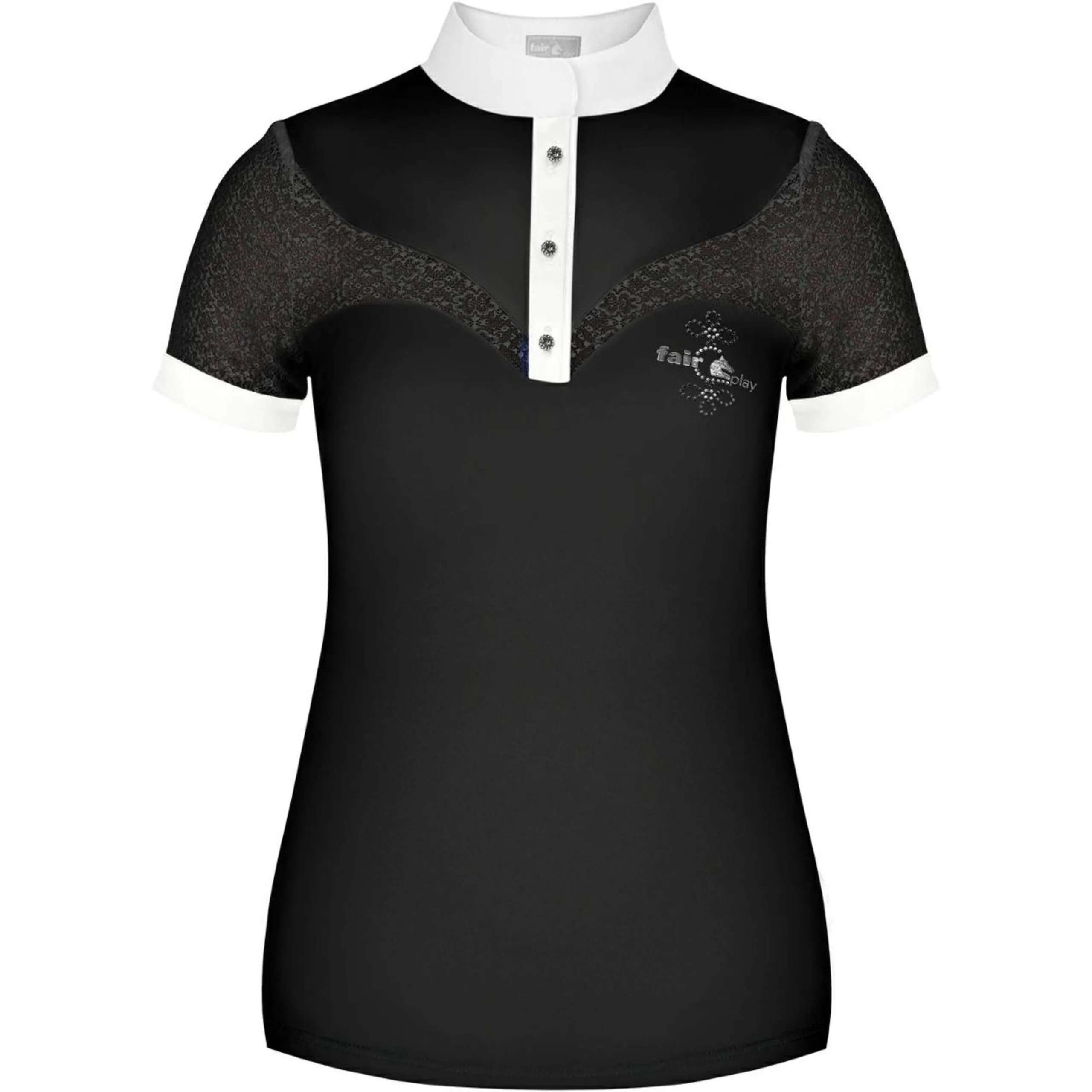 Fair Play T-shirt de Concours Rozzie Noir