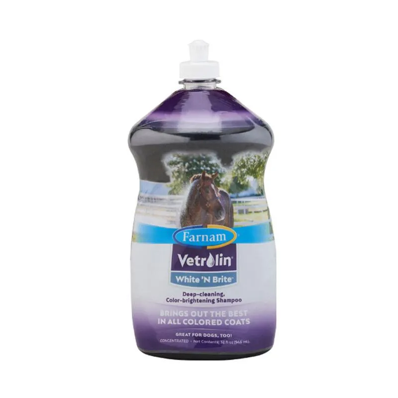Shampoing pour cheval White'N Brite 946 ml