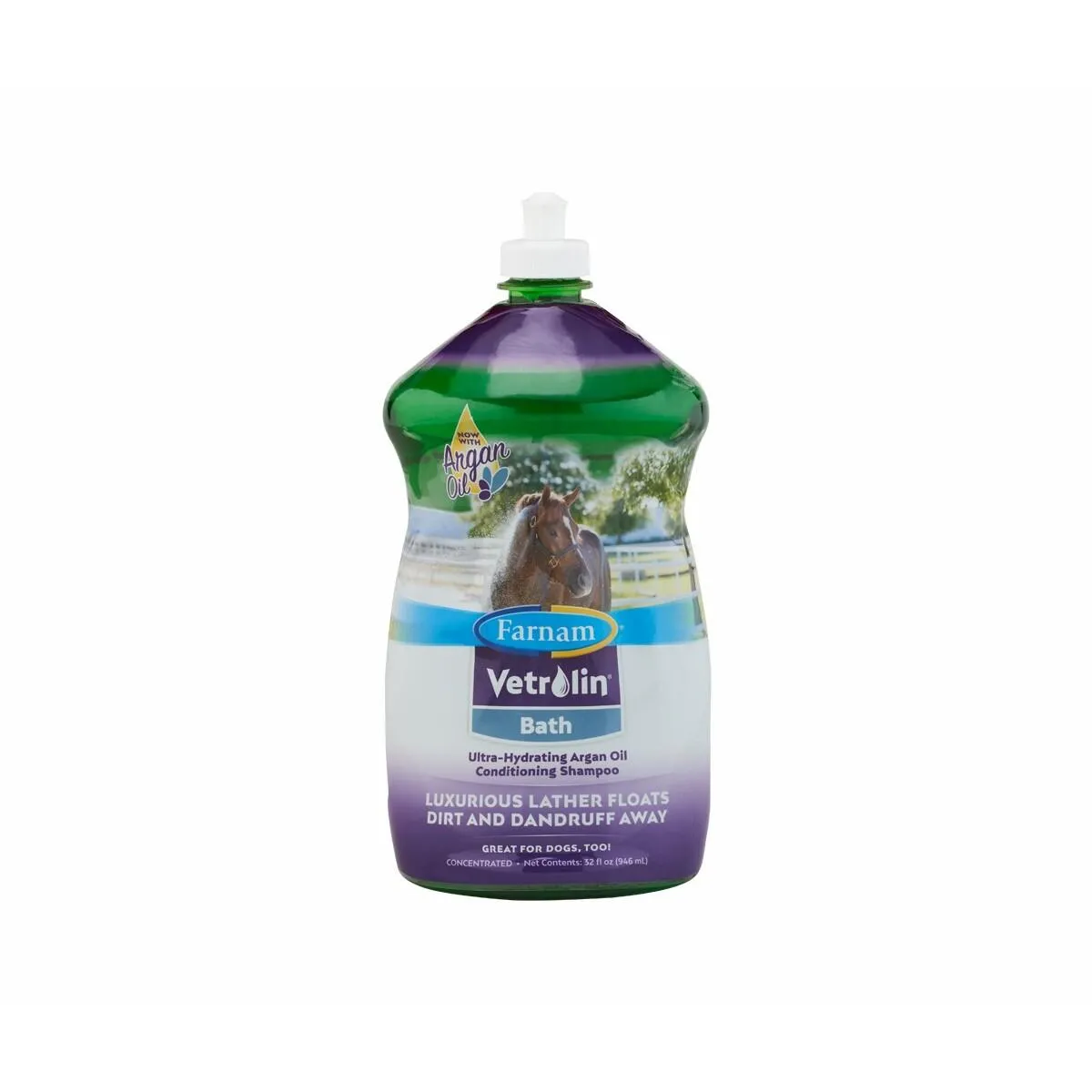 Shampoing pour cheval Vetrolin Bath 946 ml