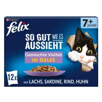 Felix Aussi bon que beau Senior 12 x 85 g