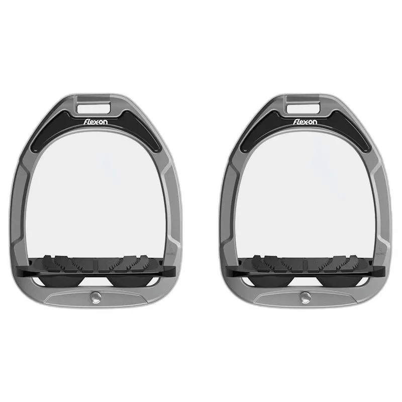 Étriers aluminium Incliné Grip Noir/Noir/Gris