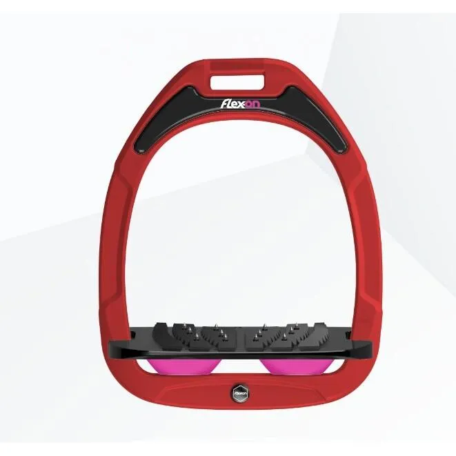 Étriers Incliné Ultra Grip Rouge/Noir/Rose Green Composite