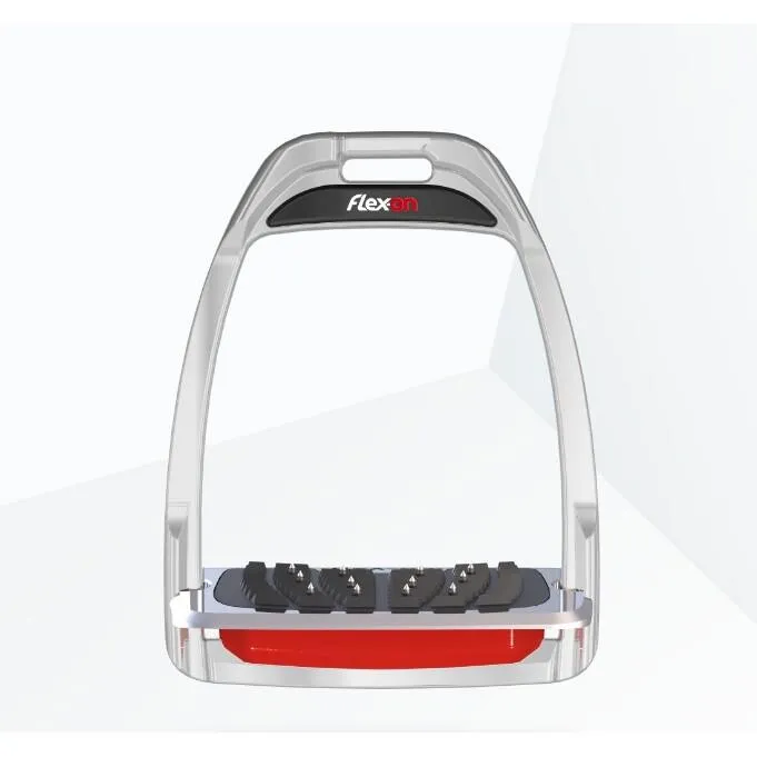 Étriers Aluminium Incliné Ultra Grip Aluminium/Rouge Hunter H