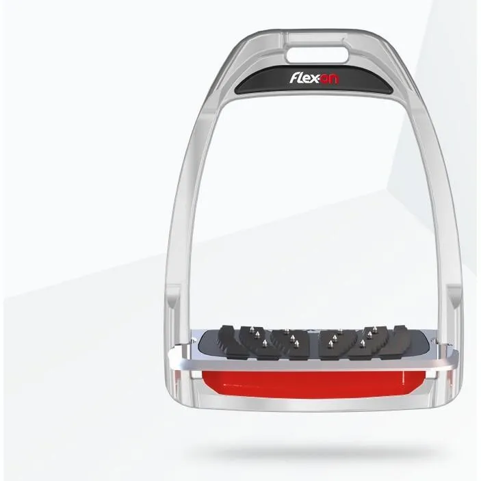 Étriers Aluminium Incliné Ultra Grip Aluminium/Jaune Hunter H