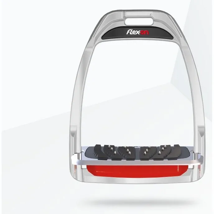 Étriers Aluminium Incliné Ultra Grip Aluminium/Vert Hunter H