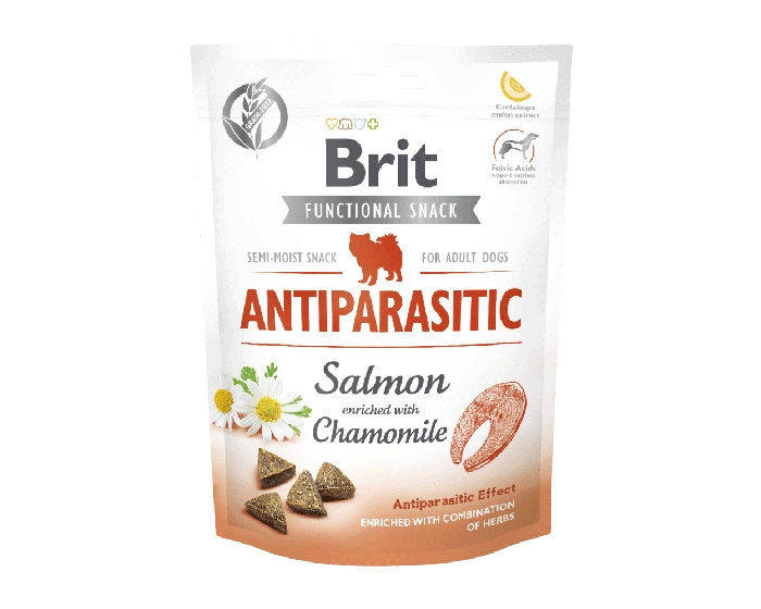 Brit Care Dog Functional Snack Antiparastic Salmon 150g