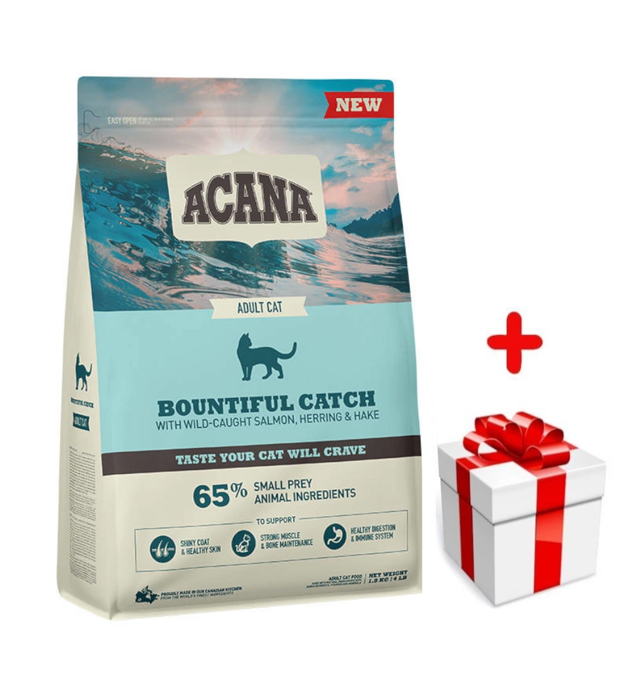 Acana Bountiful Catch Cat 1,8kg+Surprise