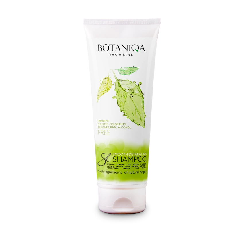 BOTANIQA Smooth Detangling Shampoo Shampooing lissant pour chiens à poils longs 250ml