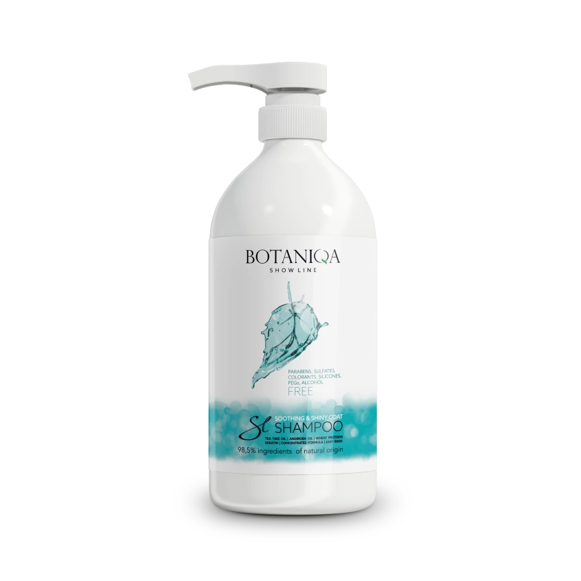 BOTANIQA Soothing & Shiny Coat Shampoo Shampooing brillance 1l