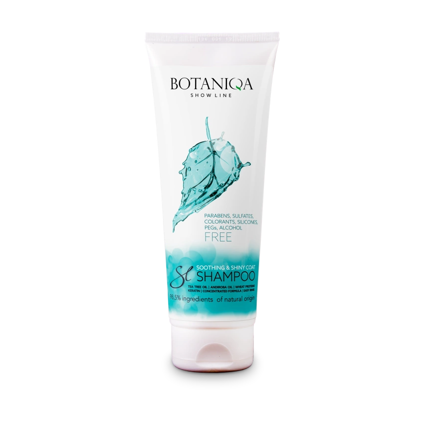 BOTANIQA Soothing & Shiny Coat Shampoo Shampooing brillance 250ml