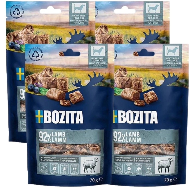 BOZITA Meaty Bites agneau friandises pour chien 4x70 g