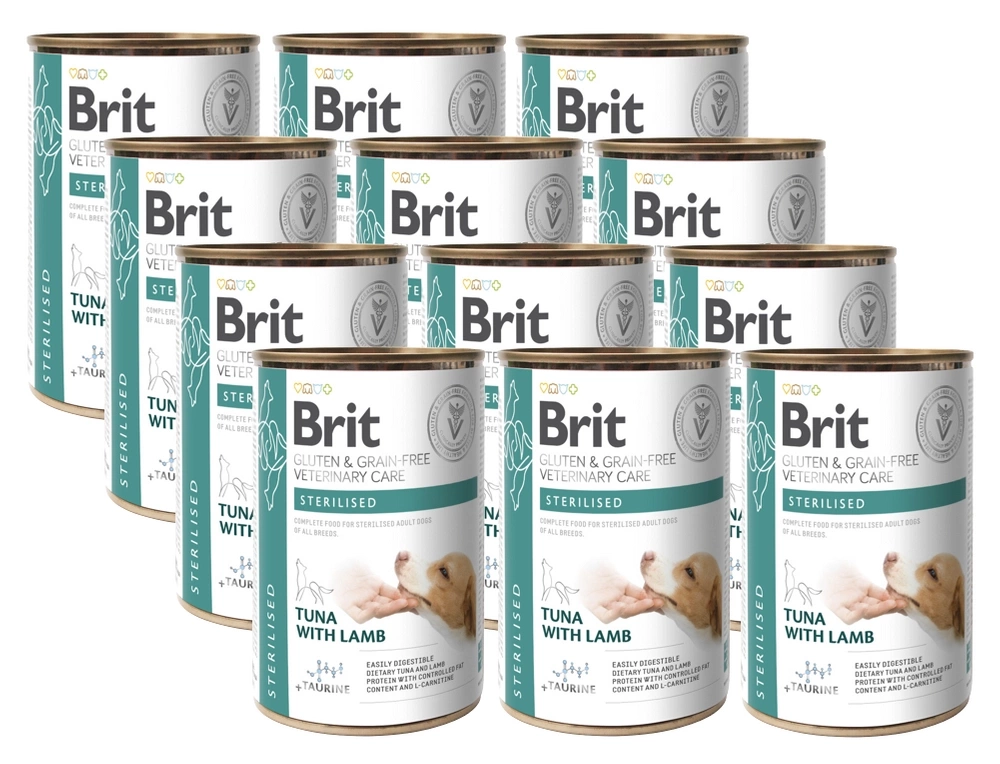 BRIT GF Veterinary Diets Dog Sterilised 12x400g nourriture humide pour chiens