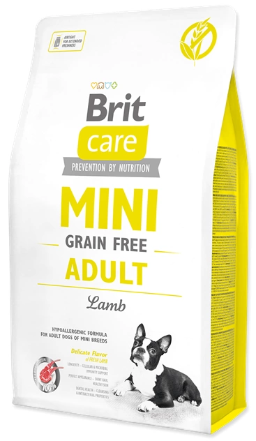 Brit Care Mini Grain Free Adult avec agneau 2kg