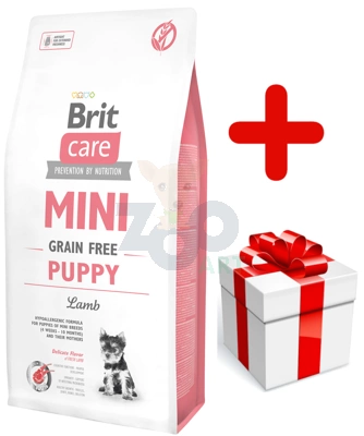 Brit Care Mini Grain Free Puppy Agneau 7kg+ Surprise pour votre chien GRATUITES !