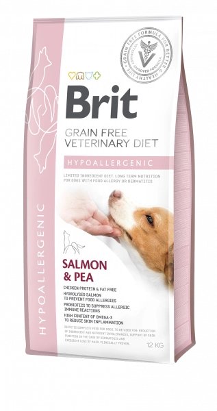 Brit Grain Free Veterinary Diet Dog Hypoallergenic Saumon et Pois 2kg