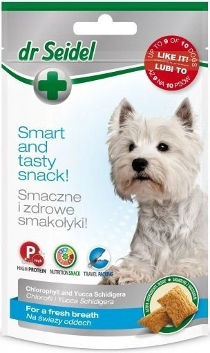 Dr Seidel Des friandises pour chiens pour une haleine fraîche 90g