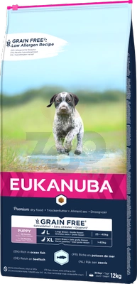 EUKANUBA Puppy&Junior Grandes Races Sans Grains 12kg