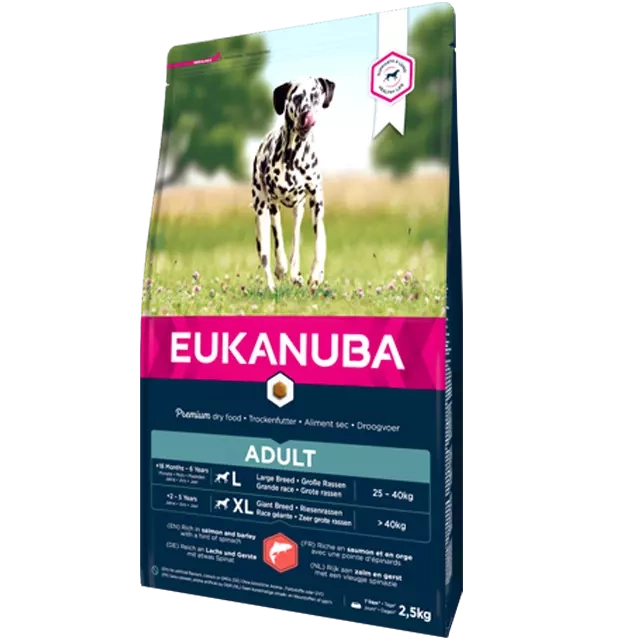 Eukanuba Adultes Saumon & Orge 2,5kg
