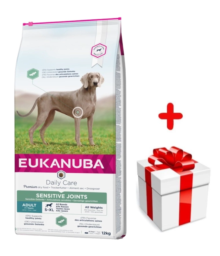 Eukanuba Daily Care articulations sensibles 12kg+ Surprise grtuite pour votre chien
