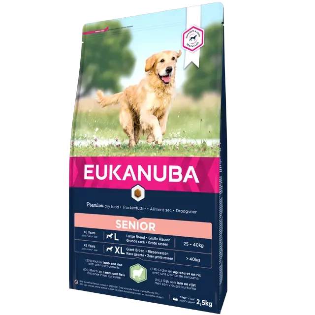 Eukanuba Mature & Senior Large agneau et riz 12kg