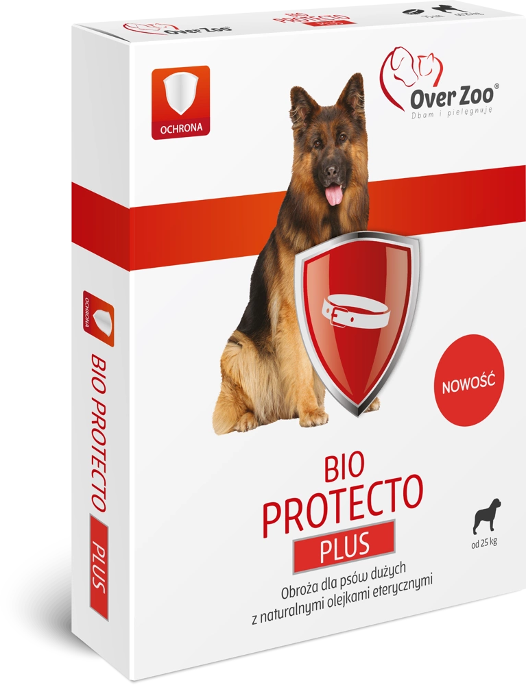 OVER ZOO Collier BIO PROTECTO Plus pour grands chiens 75cm