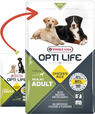 VERSELE-LAGA Opti Life Adult Maxi 12,5kg au poulet pour grandes races