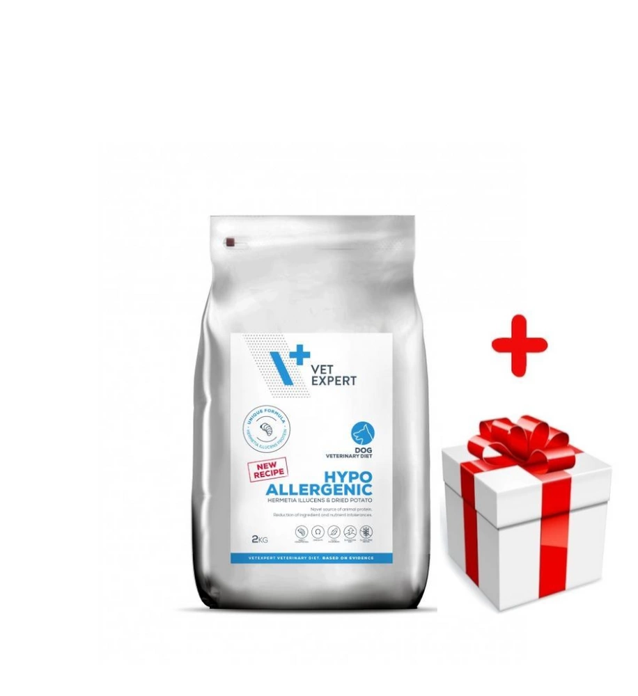 VETEXPERT Veterinary Diet Dog Hypoallergenic Insect 2kg  + Surprise pour votre chien GRATUITES !