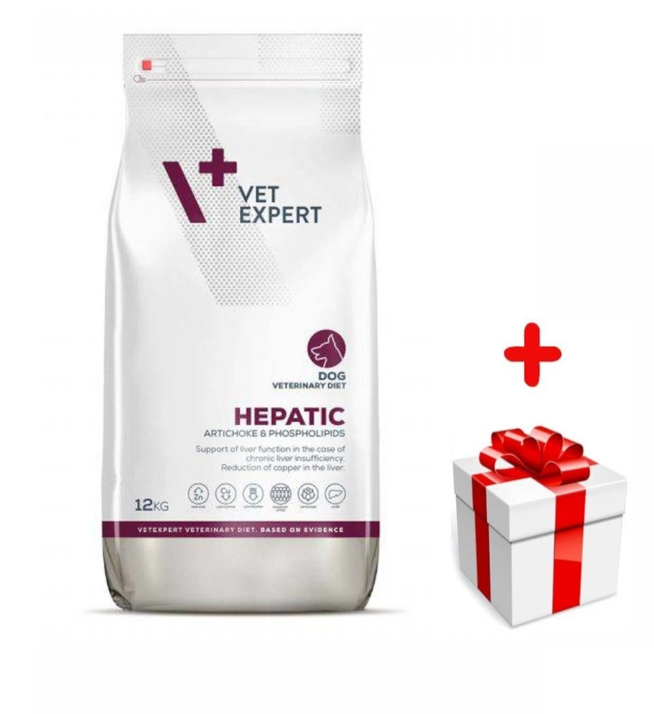 VETEXPERT Veterinary Diet Hepatic Dog 12kg + Surprise pour votre chien GRATUITES !