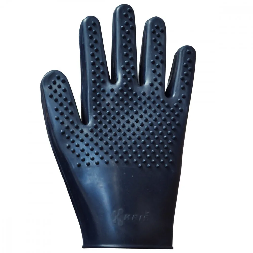 Gant de pansage caoutchouc double grip Kris