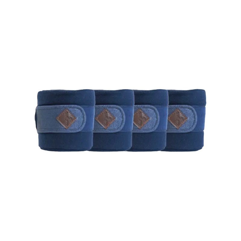 Kentucky Horsewear - Bandes de polo Glitter marine (x4)