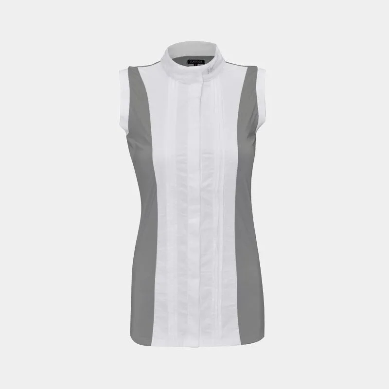 Flags & Cup - Chemise sans manches Diamantina femme gris