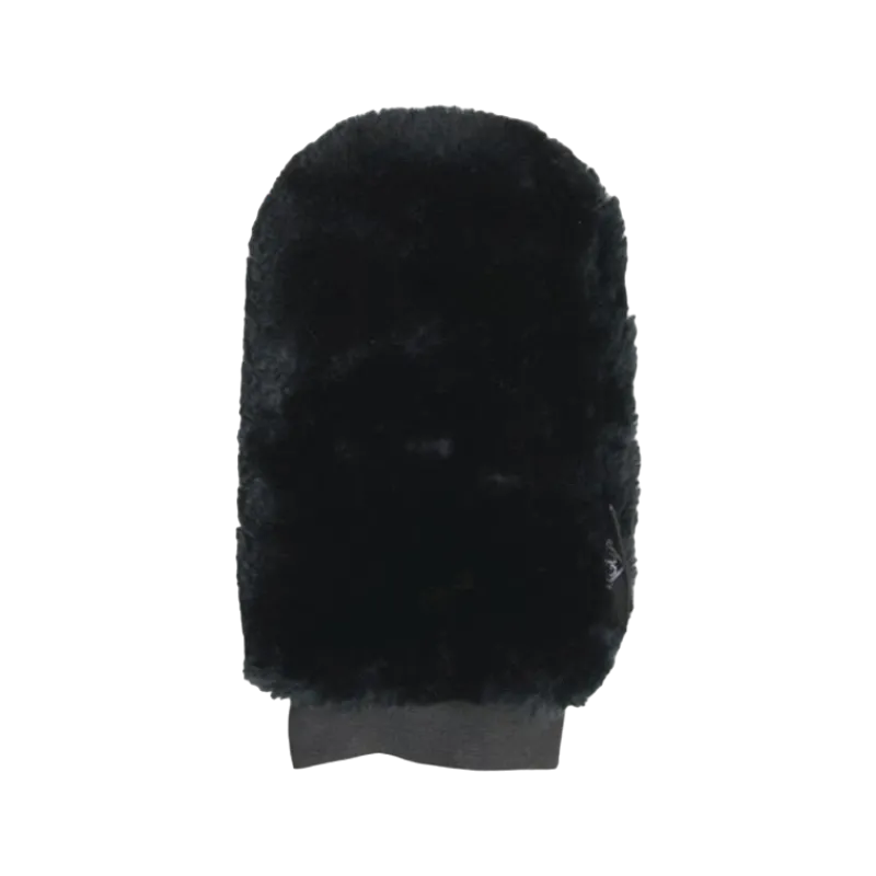 Grooming Deluxe - Gant de pansage mouton noir