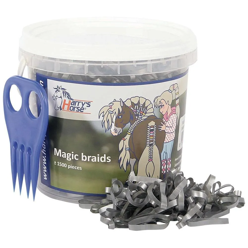 Bandage élastique pour cheval Magic braids, pot